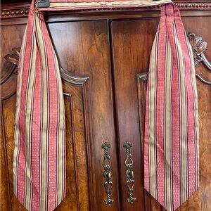 Striped Red and Gold Necktie